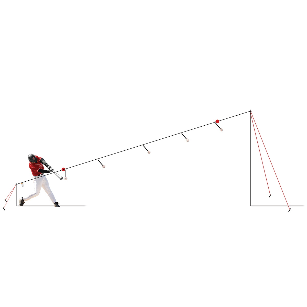Hit Line Baseball Swing Trainer